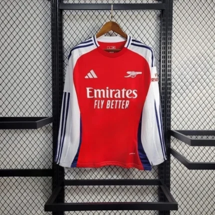2024/2025 Long Sleeve Arsenal Home Football Shirt 1:1 Thai Quality