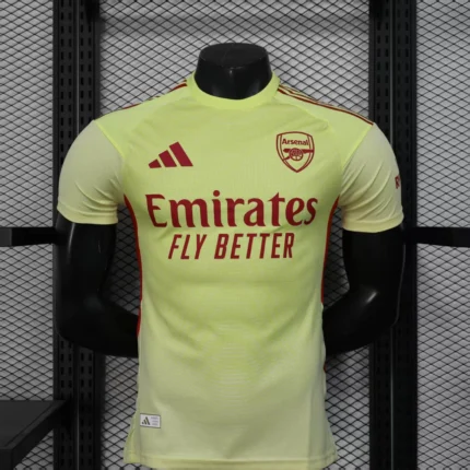 2025/2026 Player Version Arsenal Goalkeeper Yellow Football Shirt 1:1 Thai Quality