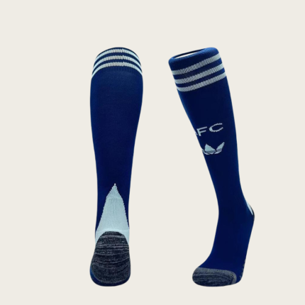 2024/2025 Arsenal's second away game with royal blue football socks