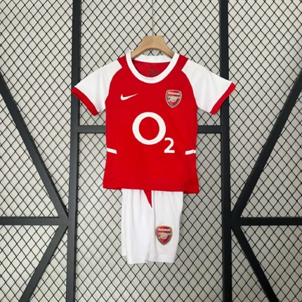 2002/2004 Retro Arsenal Home Football Shirt 1:1 Thai Quality Kids Size