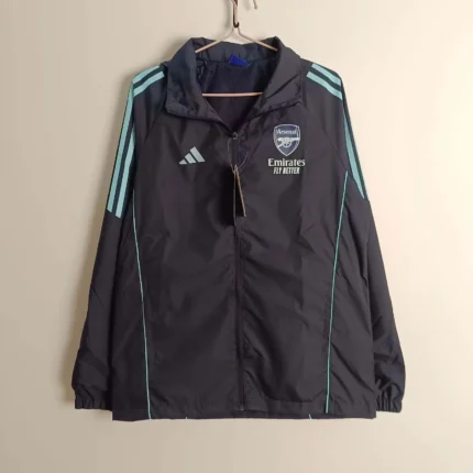 2024/2025 Arsenal Windbreaker black Soccer Jersey 1:1 Thai Quality