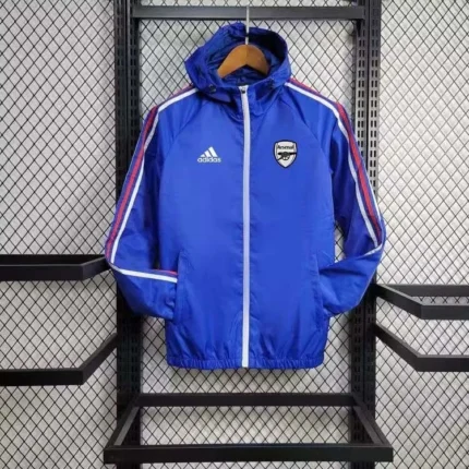 2024/2025 Arsenal Windbreaker Blue Soccer Jersey 1:1 Thai Quality