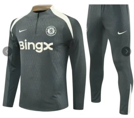 2025/2026 Chelsea long sleeve training kit (army green)
