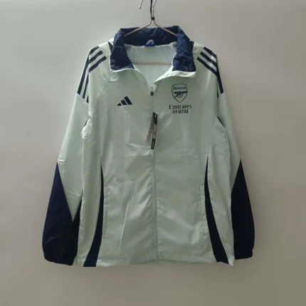 2024/2025 Arsenal Windbreaker Light Green Soccer Jersey 1:1 Thai Quality